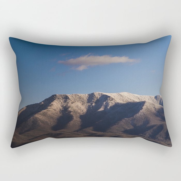 Mountain with Cloud Rectangular Pillow