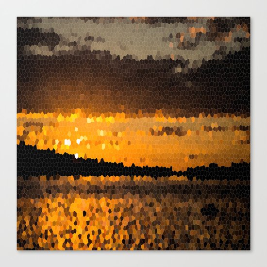 Autumn Sunset Canvas Print