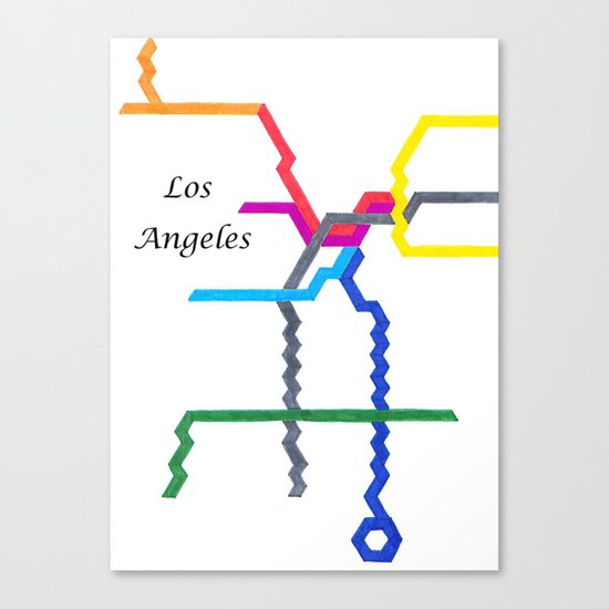 Los Angeles Canvas Print