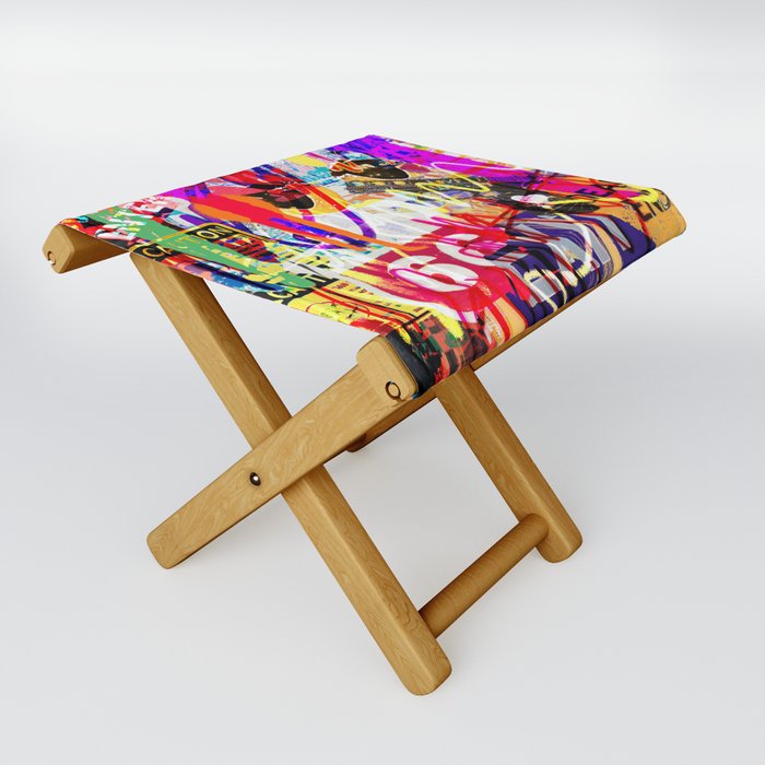 Total Confusion  Folding Stool