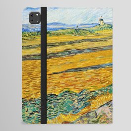 Vincent van Gogh "Enclosed Field with Ploughman" iPad Folio Case