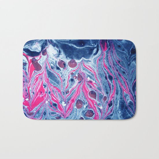 Marbled Magic Bath Mat