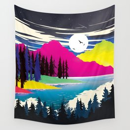 Colorful Sound of the Forest Wall Tapestry