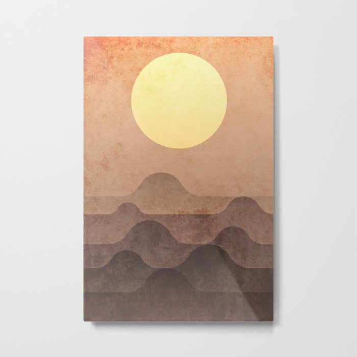 sunrise, hills Metal Print