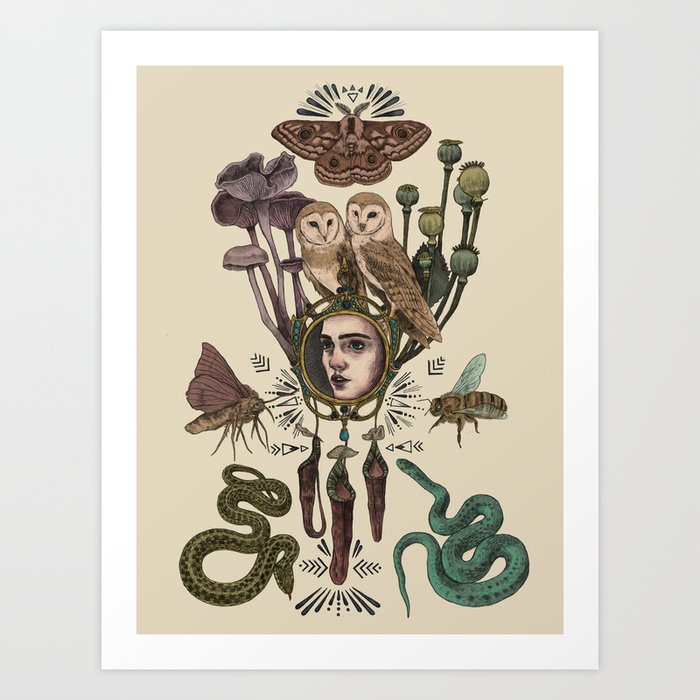 Natural Symmetry Art Print