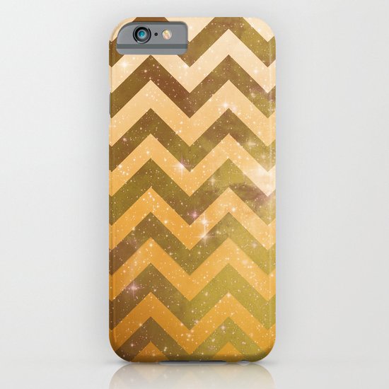 Golden Space Chevron iPhone & iPod Case