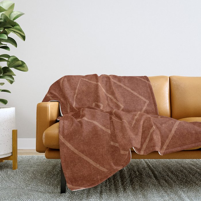 Burnt sienna shop throw blanket
