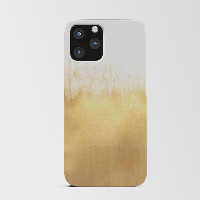Brushed Gold iPhone Card Case