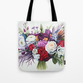 Winter Color Pop Bouquet Tote Bag