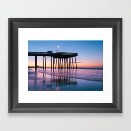 Ocean City Sunrise Framed Art Print