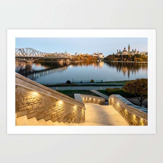 Sunset on Ottawa Art Print