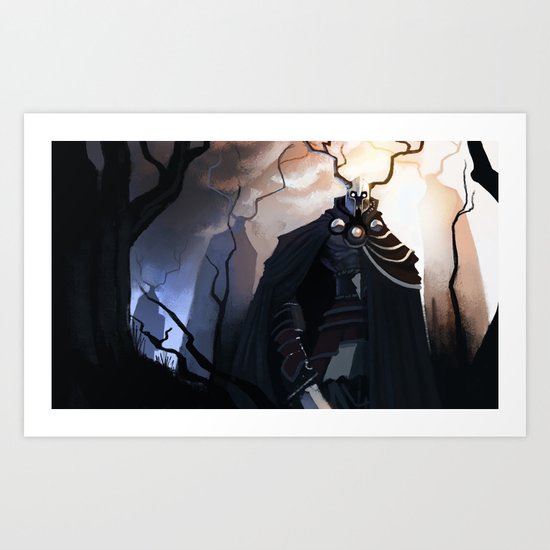 Forest Knights Art Print