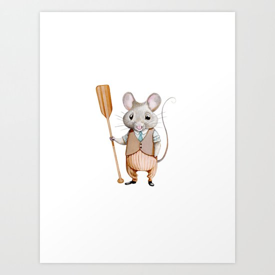 Ratty Art Print