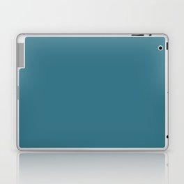 Teal Blue Solid Color Laptop Skin