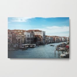 Venice | View from the Rialto bridge | Fine art travel photography Italy in Europe Metal Print
