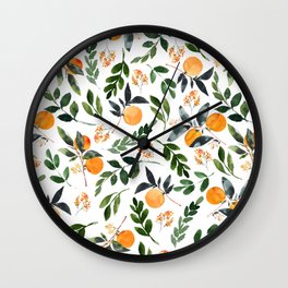 Orange Grove Wall Clock