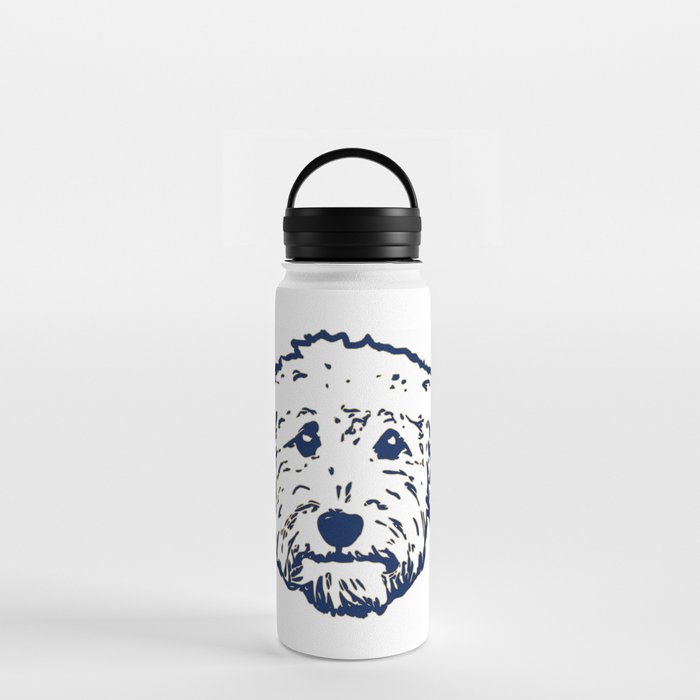 Water bottle with deals dog design