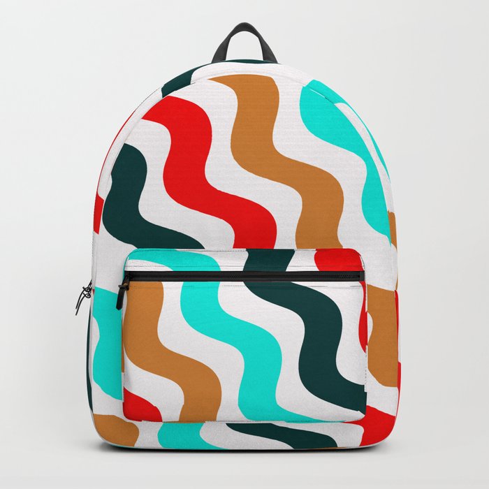 Abstract Geometric Christmas Pattern 07 Backpack