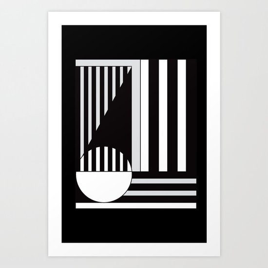 Life Imitates Art Art Print