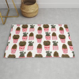 Cactus collection - cerise and cherry colorway Rug