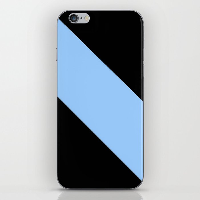 Oblique dark and blue iPhone Skin