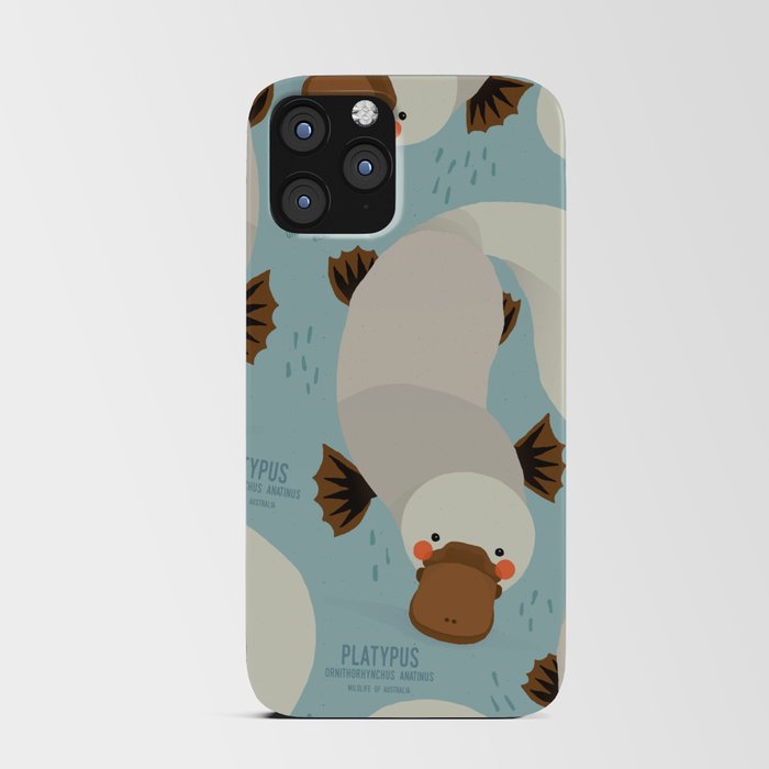Platypus, Wildlife of Australia iPhone Card Case