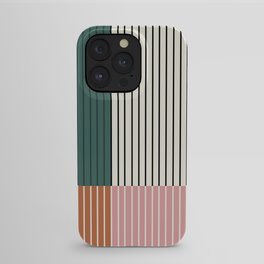 Color Block Line Abstract V iPhone Case