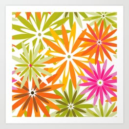 Floral pattern Art Print