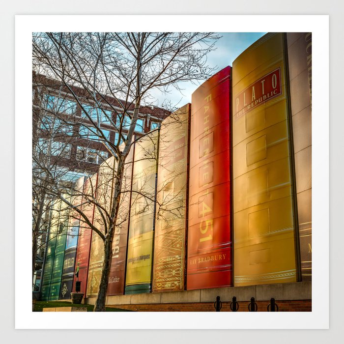 Giant bookshelf shop