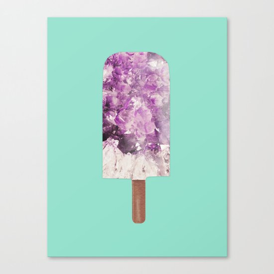 Amethyst Popsicle Canvas Print