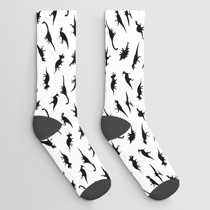 Dino Silhouettes Socks