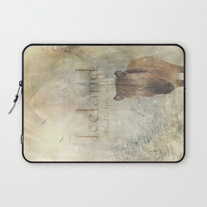 Iceland, forged by fire and ice Laptop Sleeve