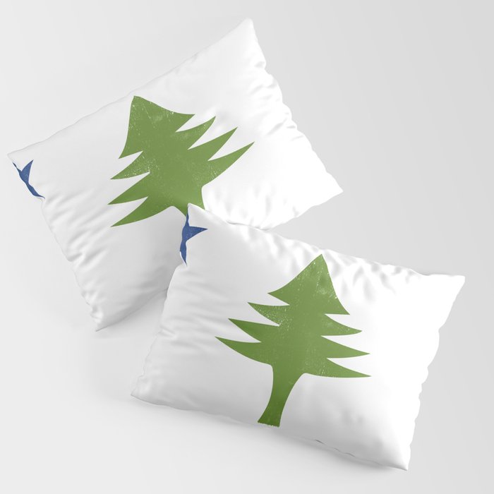 Maine Flag Pillow Sham