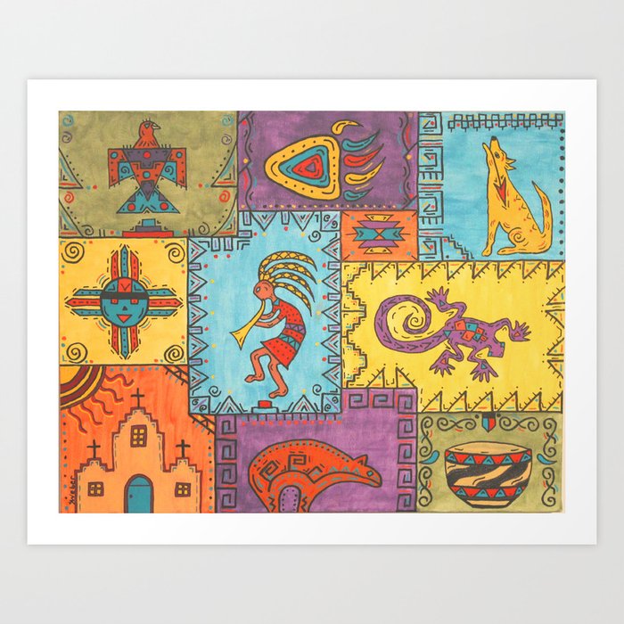 Southwest Sampler Art Print