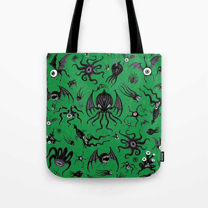 Cosmic Horror Critters Tote Bag