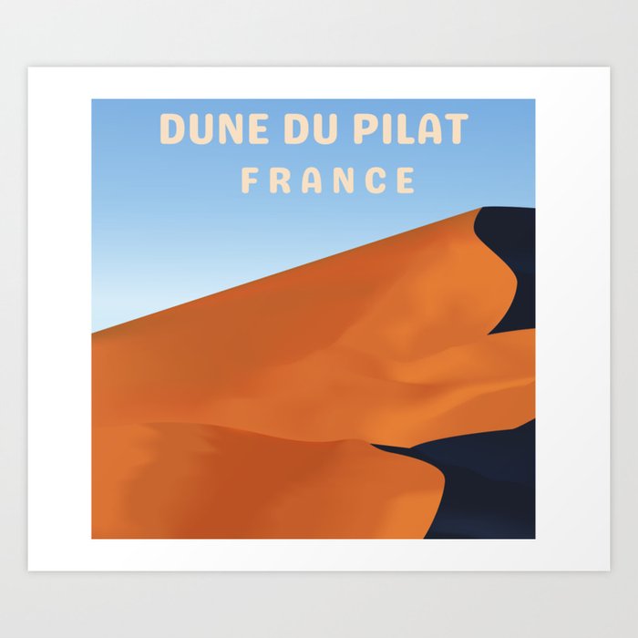 Dune du Pilat Art Print