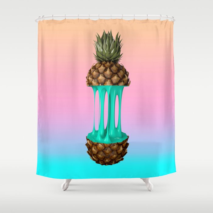 Goo Pineapple Shower Curtain