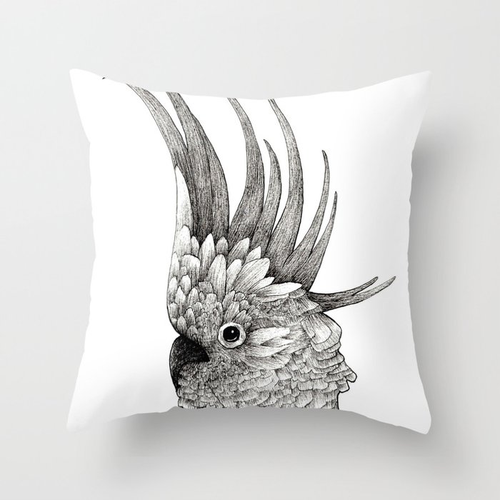 Cockatoo Throw Pillow