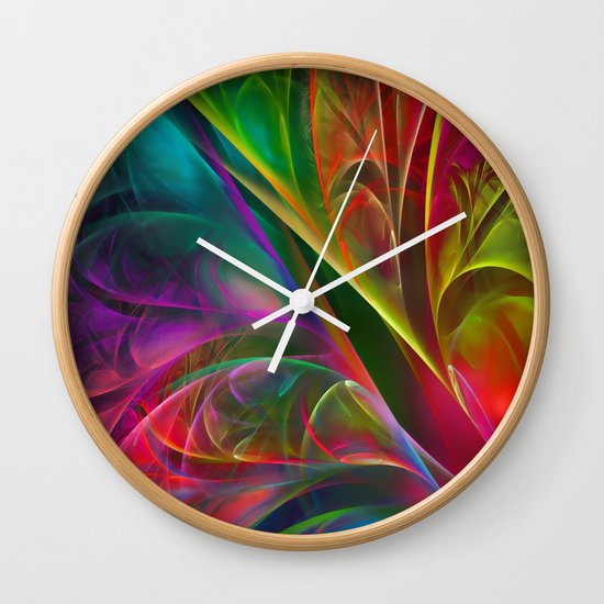 Fabulous Petals Wall Clock