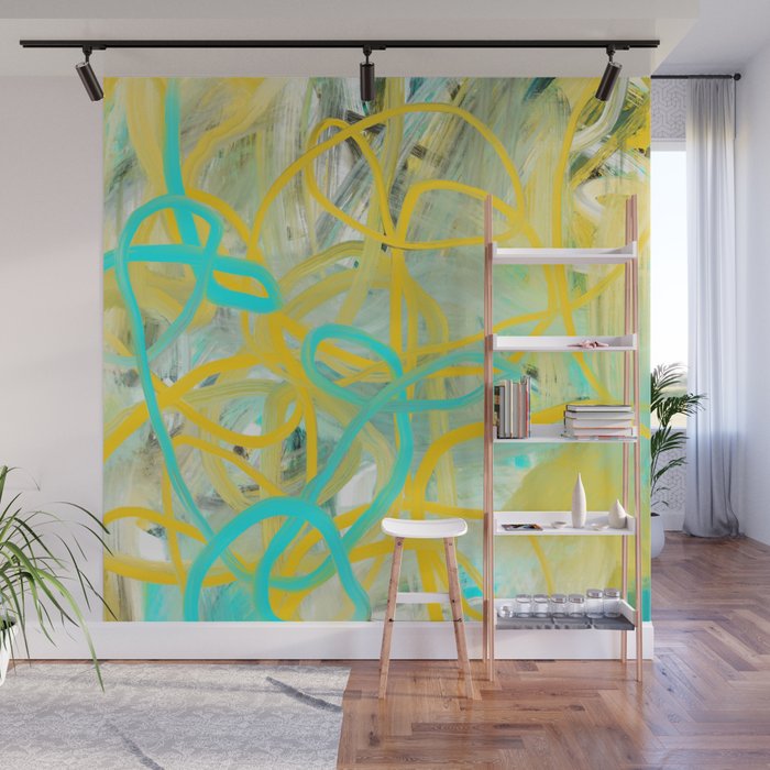 Abstract expressionist Art. Abstract Painting 41. Wall Mural