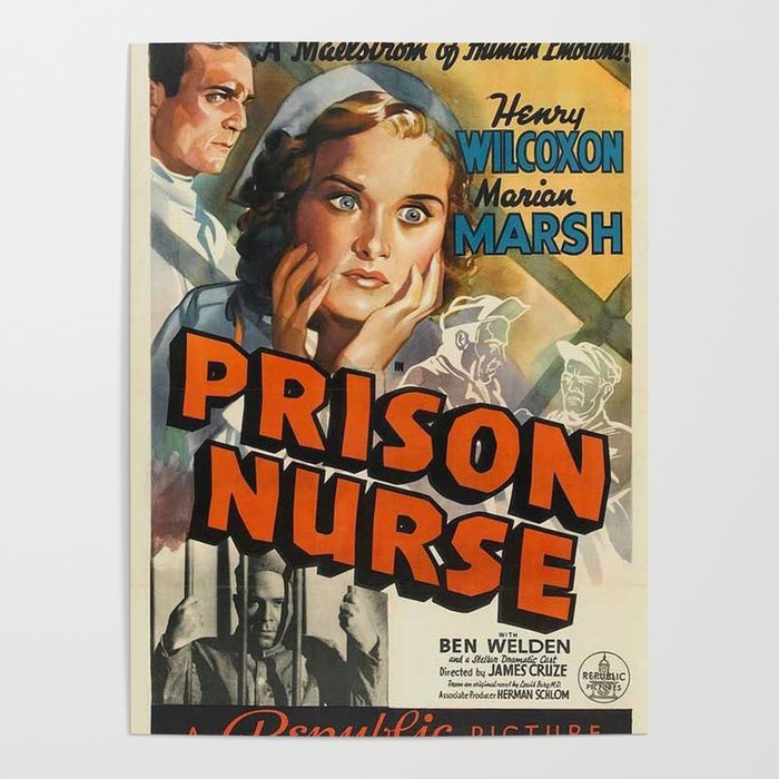 Prison Nurse Poster by IvanDebono Society6
