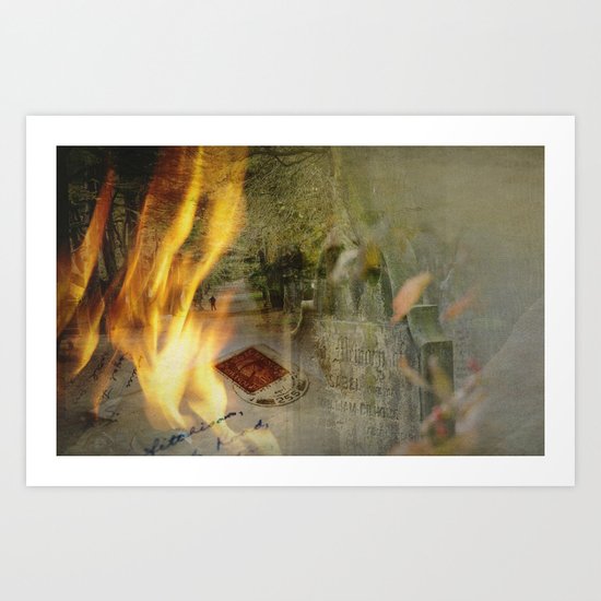 Silence of memory Art Print
