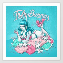 Fake Bunnies Art Print