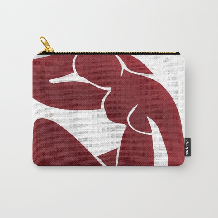 Henri Matisse - Red Nude No. 4 portrait painting Carry-All Pouch