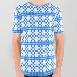 New Optical Pattern 119  pixel art All Over Graphic Tee