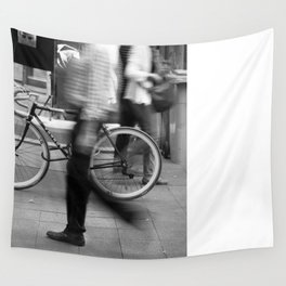 Bicycle is waiting for you Wall Tapestry