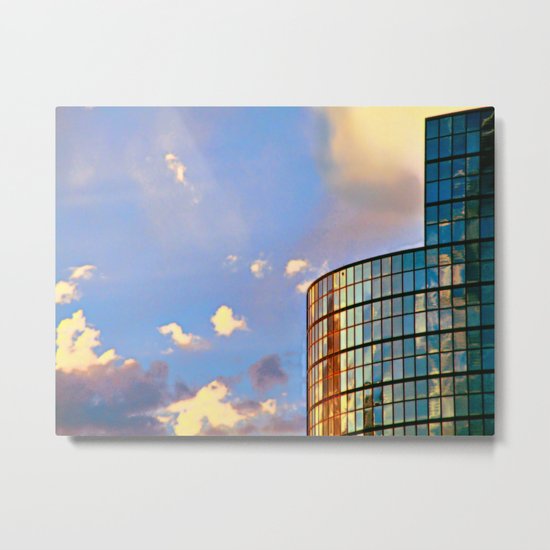 Minimalist Skyline Metal Print