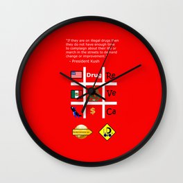 Protesters Wall Clock