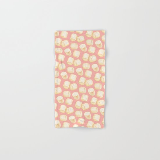 Marshmallow Pattern - Pink Hand & Bath Towel