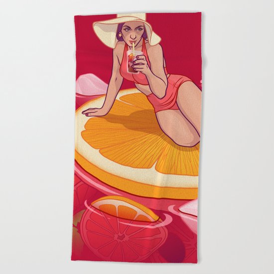 Sangria Beach Towel
